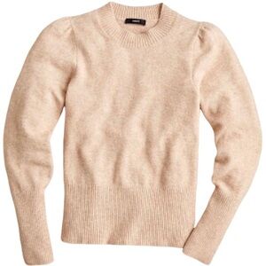 New With Tags, JCrew Super Soft Wool Blend Sweater, Cream, Large